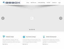 Tablet Screenshot of gegox.com